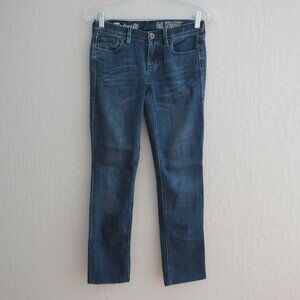 Madewell Rail Straight Women's Blue Denim Jeans 24 x 29 Cotton Blend